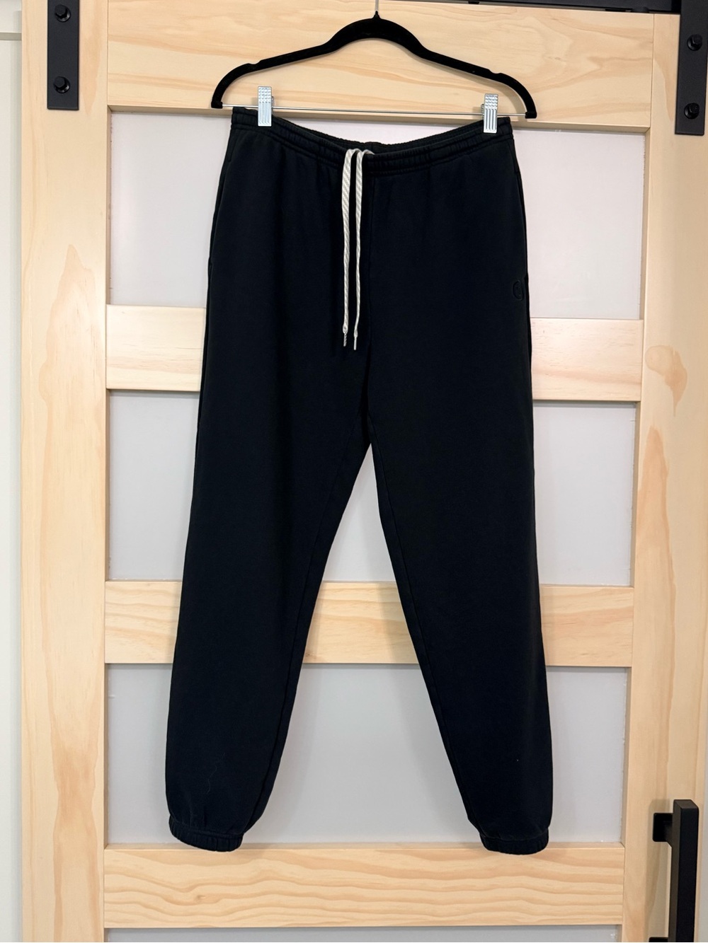 Vuori Sedona Joggers Black French Terry Drawstring Sweatpants Medium